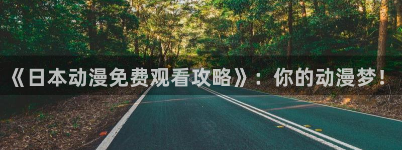 动漫天堂网址：《日本动漫免费观看攻略》：你的动漫梦！